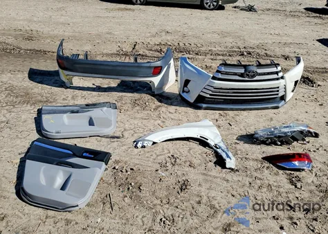 2019 Toyota Highlander Se from USA, damaged, VIN 5TDKZRFHXKS321916